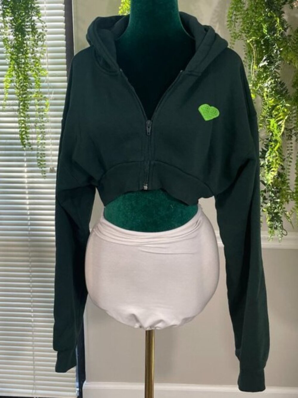 Local Love Club | Love Over Everything Cropped Zip Hoodie